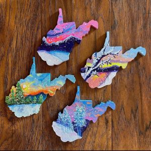 State Outline Ornaments (All States)