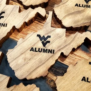 WVU Alumni State Outline Plaques