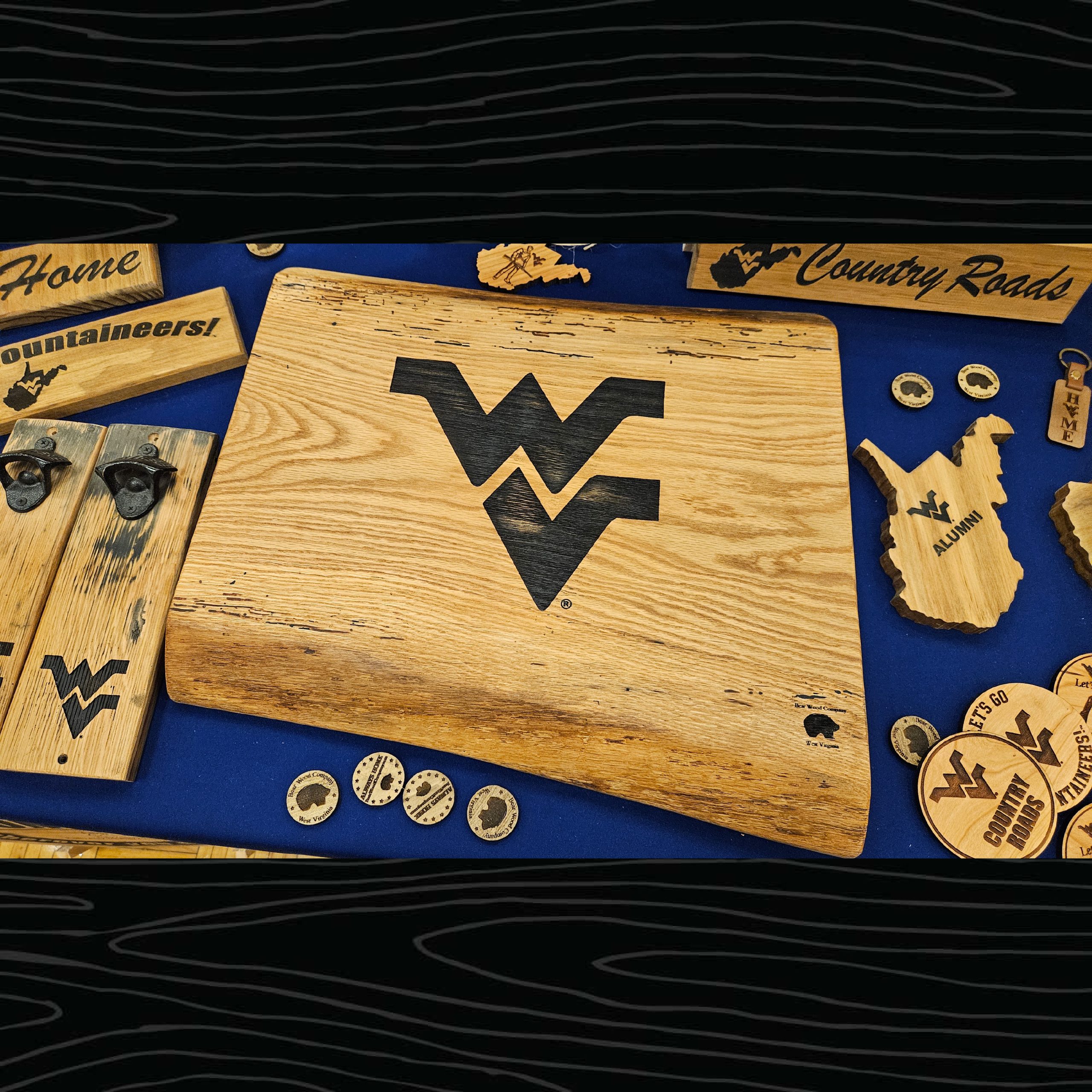 WVU Charcuterie Board