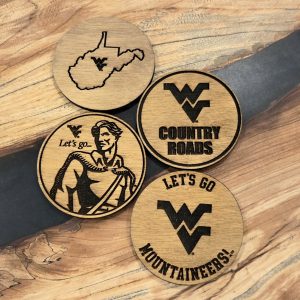 WVU Coaster Sets